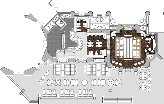 Image of architectual floor plan drawing